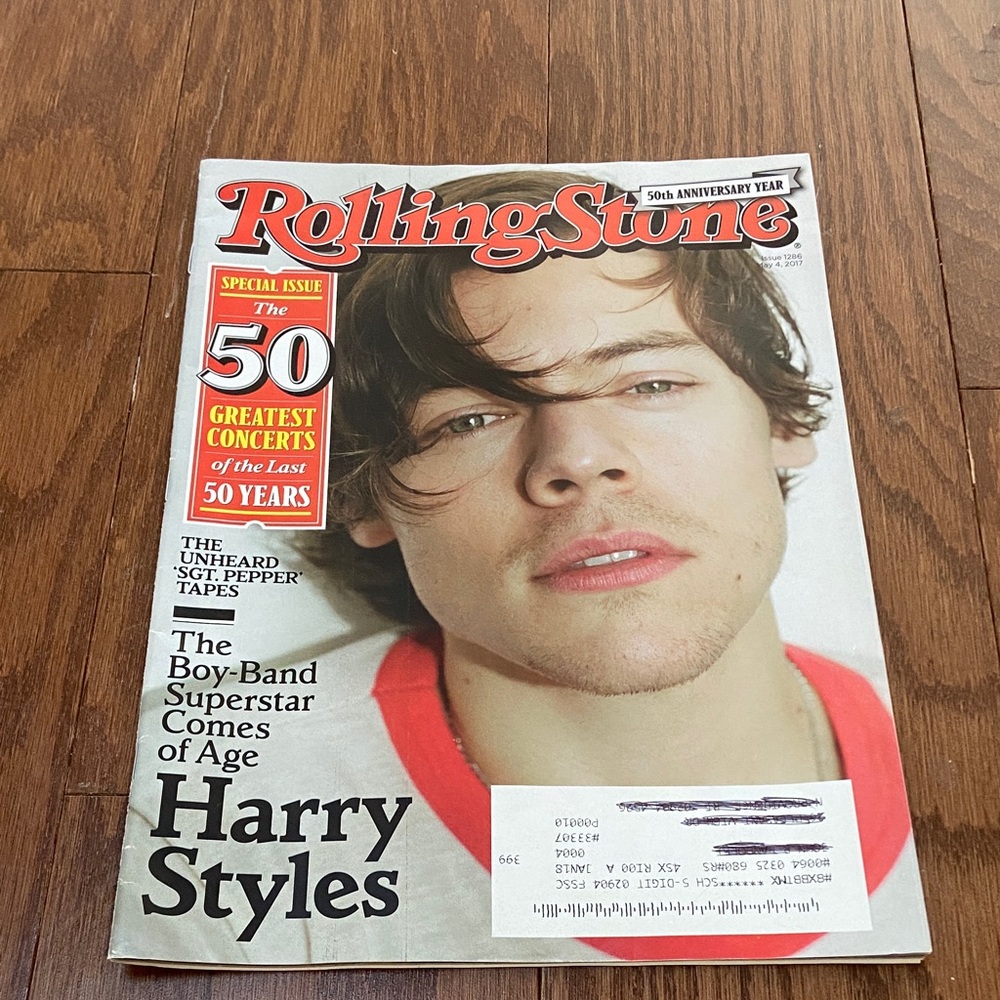 🧡 Harry Styles Rolling Stone Magazine May 2017 cover